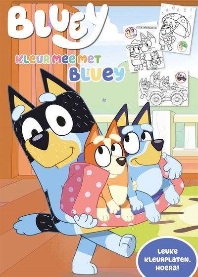 Bluey - kleur mee met bluey