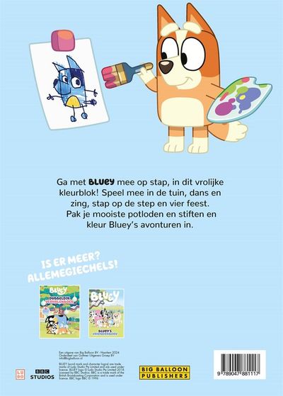 Bluey - kleur mee met bluey