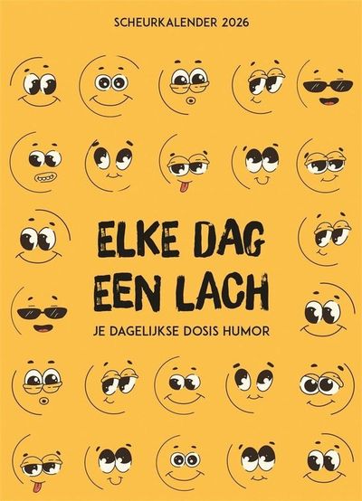 Scheurkalender 2026 elke dag een lach
