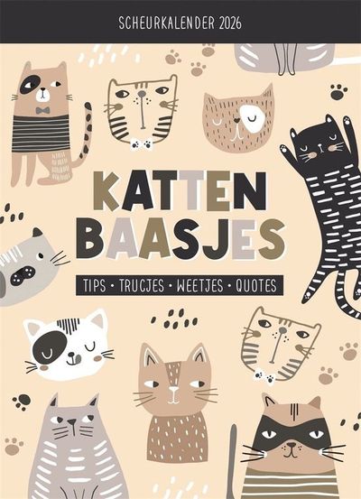 Scheurkalender 2026 kattenbaasjes