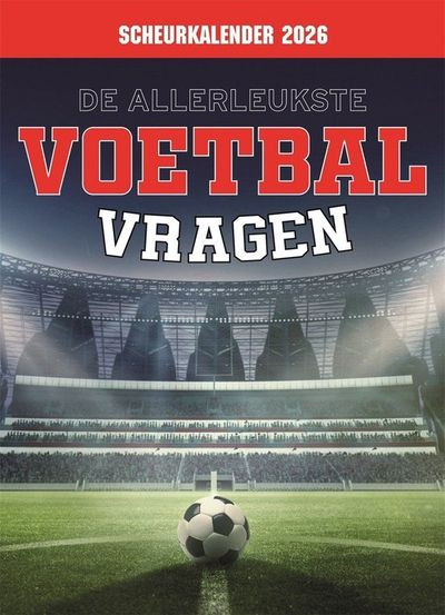 Scheurkalender 2026 voetbalvragen