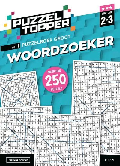 Puzzelboek groot woordzoeker 2-3 punt nr1