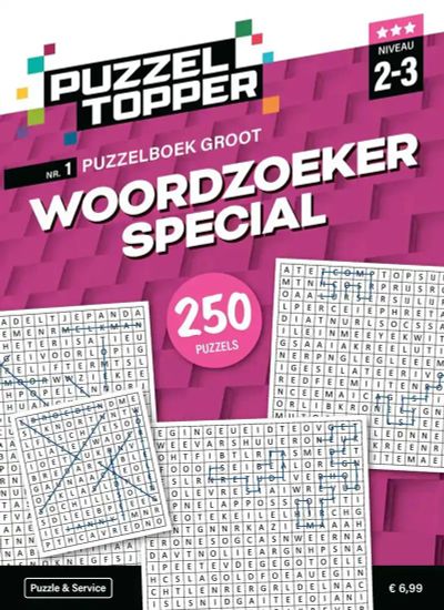 Puzzelboek groot special woordzoeker 2-3 punt nr1