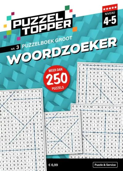 Puzzelboek groot woordzoeker 4-5 punt nr3 puzzeltopper