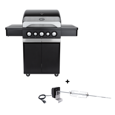 Barbecue à gaz Leonardo 3B avec tourne-broche gratuite